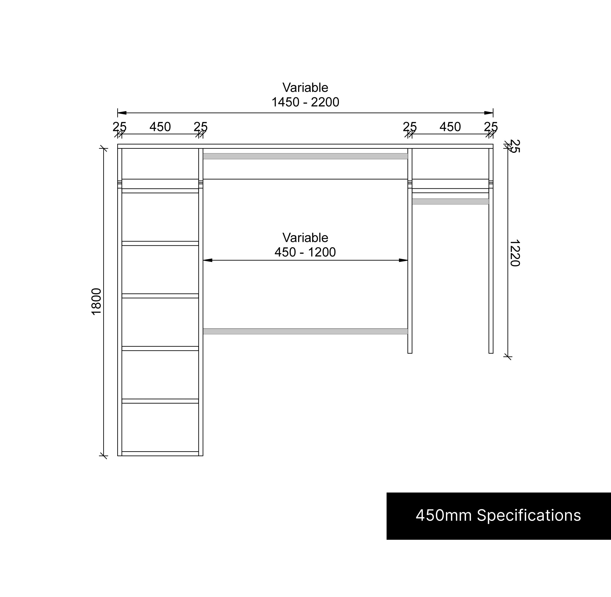 Divide - Shelf Wardrobe