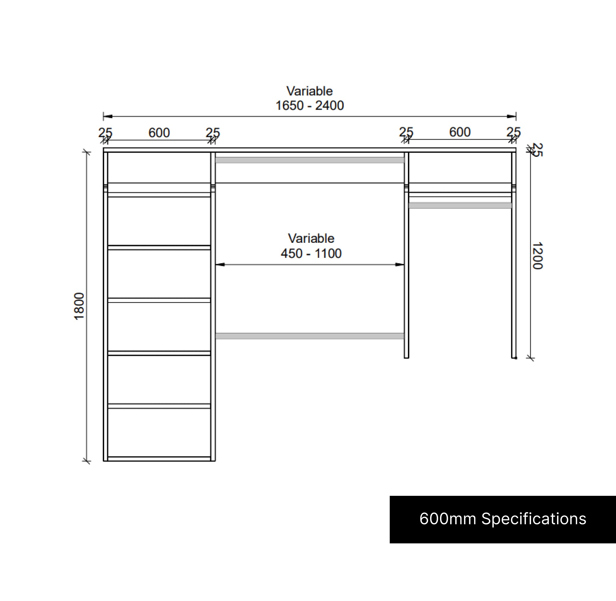 Divide - Shelf Wardrobe